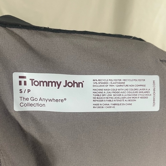 Tommy John The Go Anywhere Collection Gray Joggers size S - Picture 6 of 7
